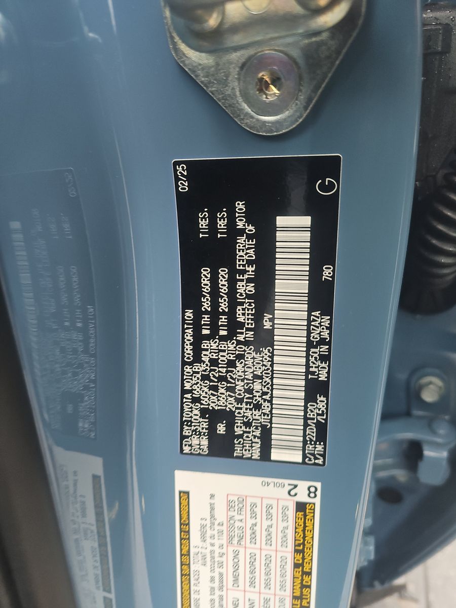 2025 Toyota Land Cruiser Base AWD