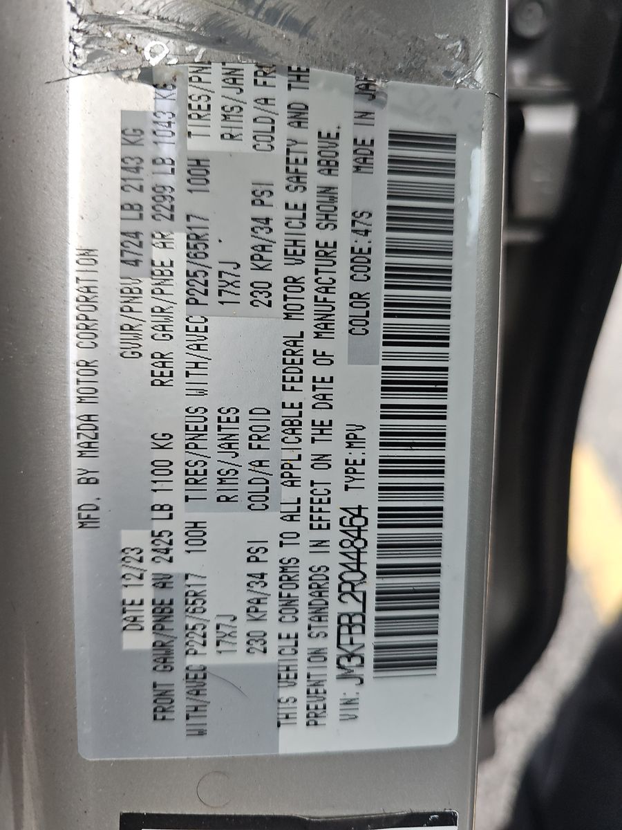 2024 MAZDA CX-5 2.5 S Select Package AWD