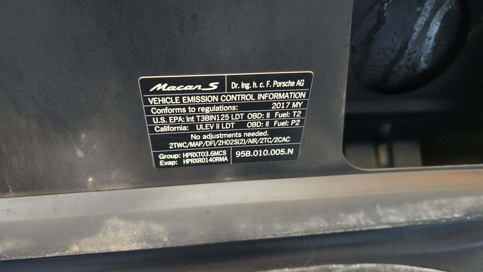 2017 Porsche Macan S AWD