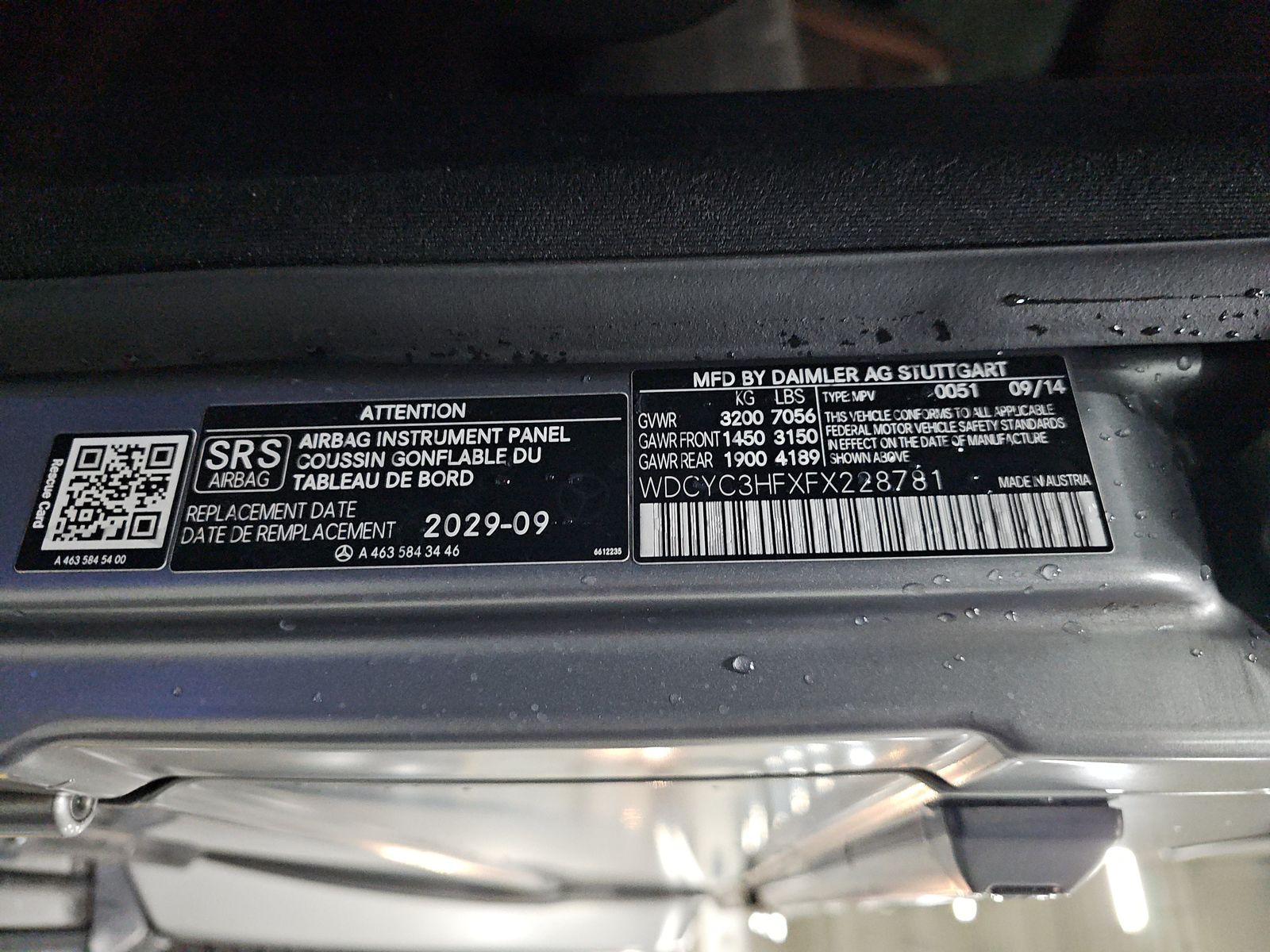 2015 Mercedes-Benz G-Class G 550 AWD