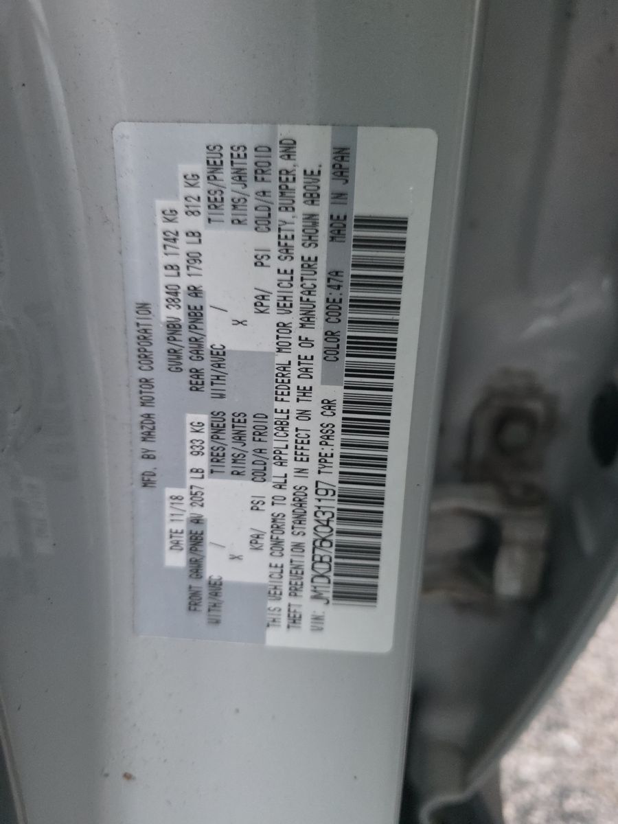 2019 MAZDA CX-3 Sport FWD