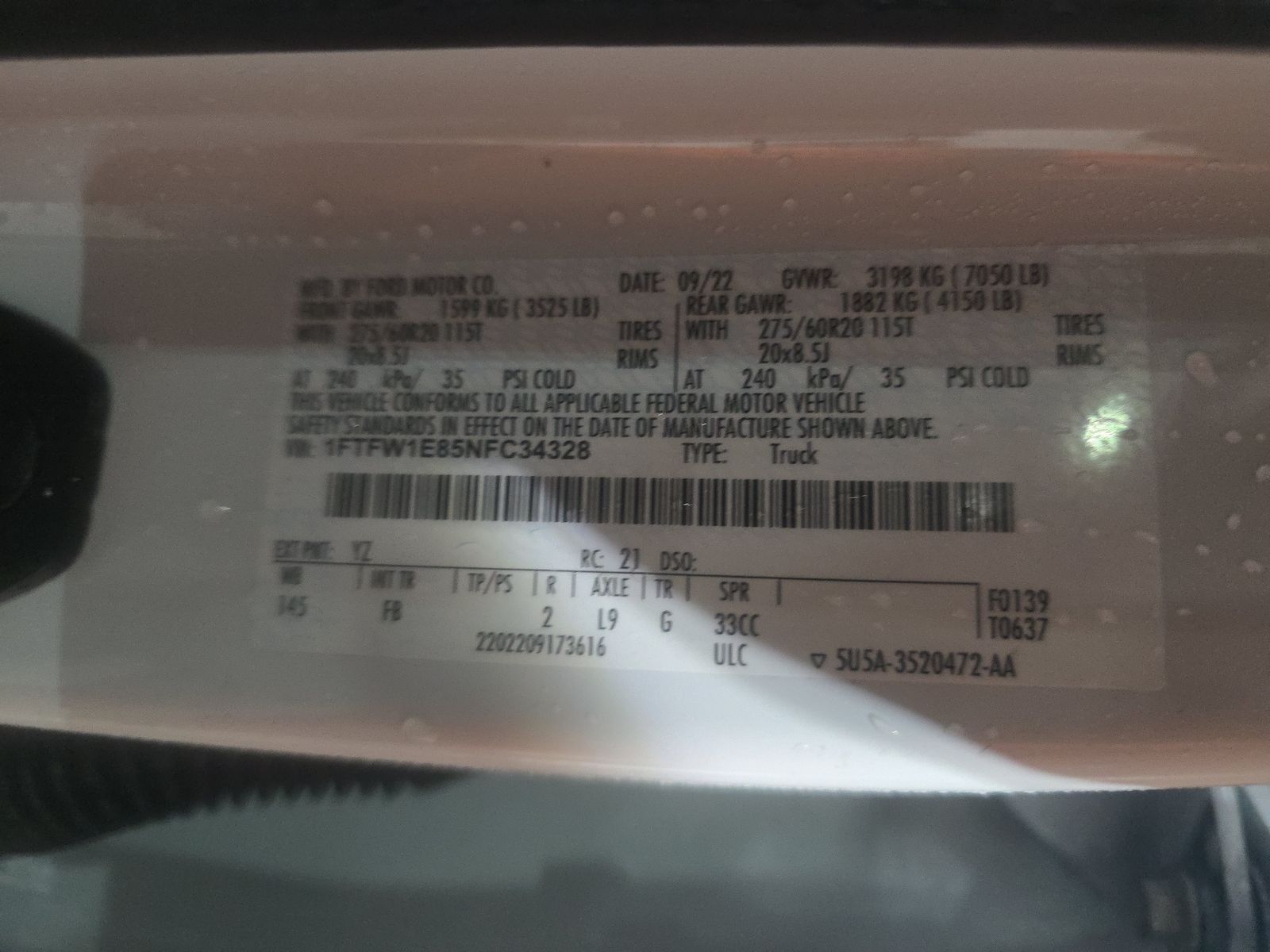 2022 Ford F-150 XLT AWD