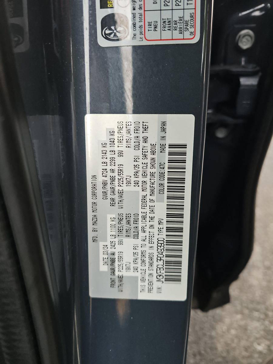 2024 MAZDA CX-5 2.5 S Carbon Edition AWD