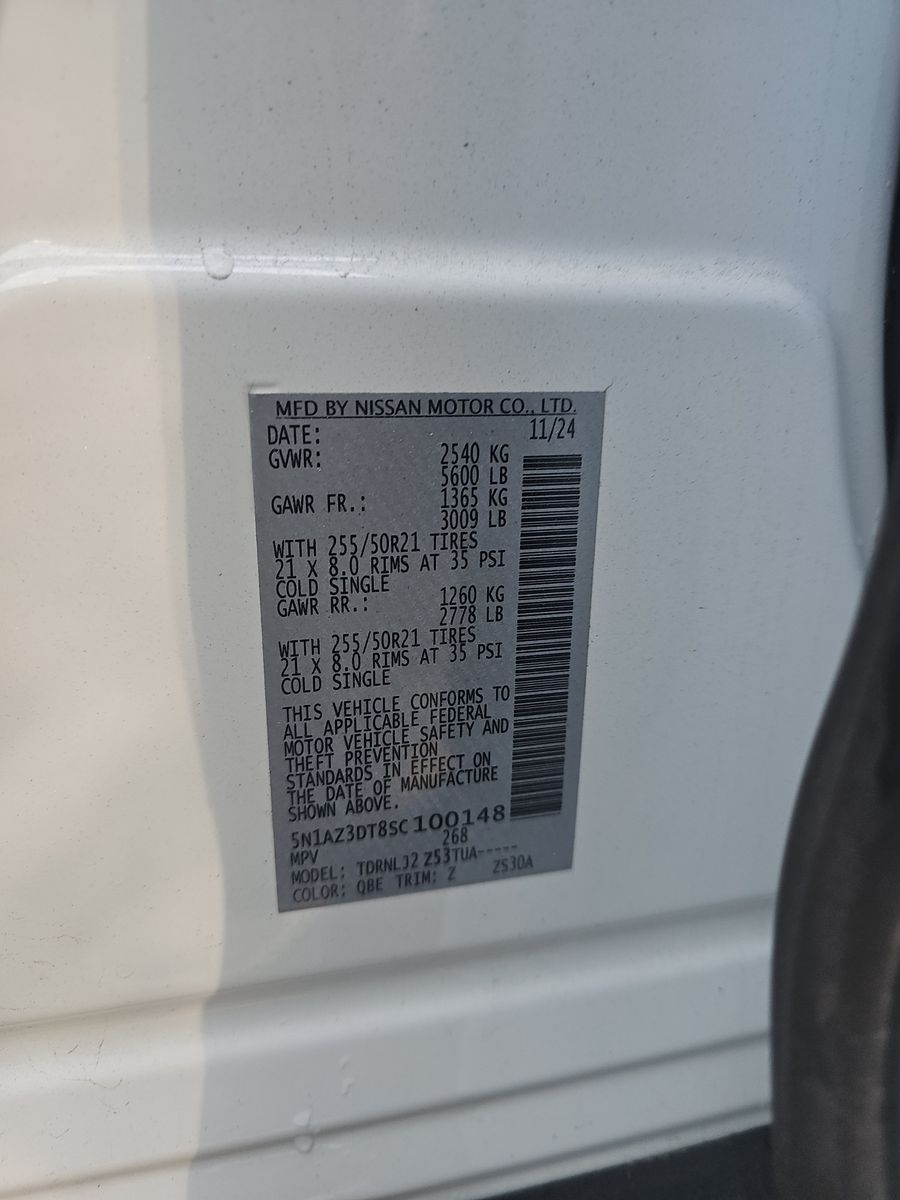 2025 Nissan Murano Platinum AWD