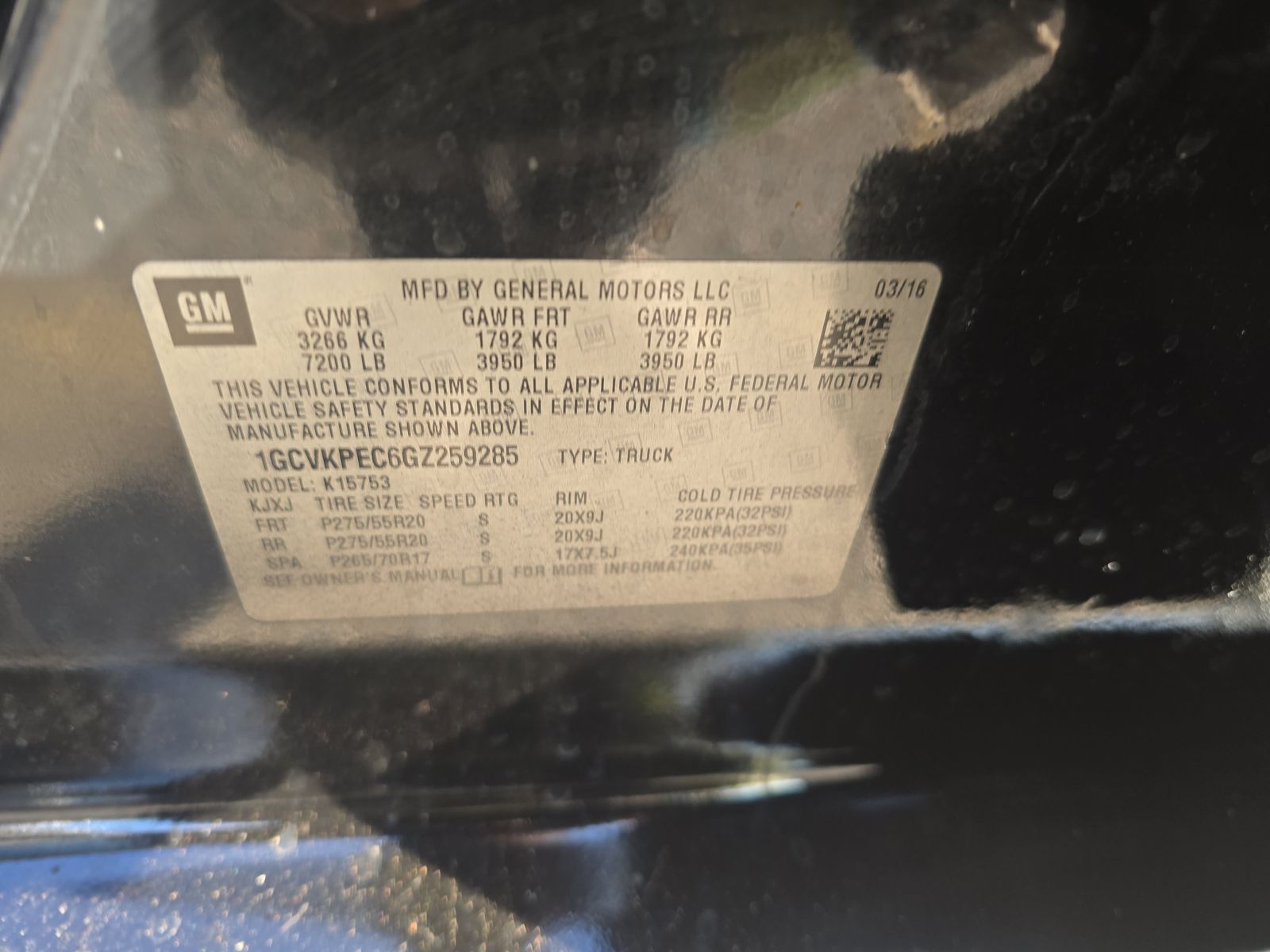 2016 Chevrolet Silverado 1500 Custom AWD