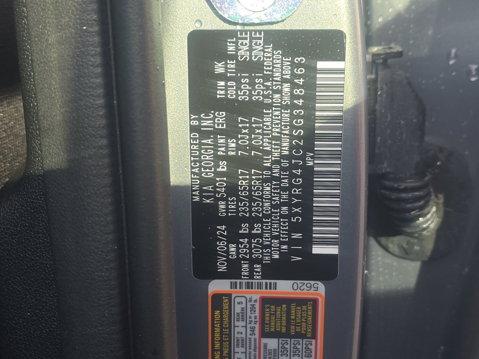 2025 Kia Sorento LX FWD