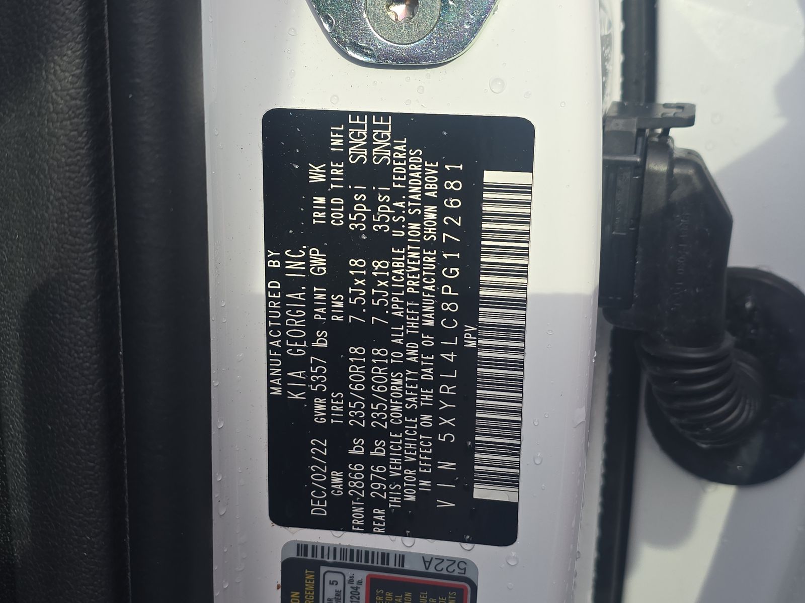 2023 Kia Sorento S FWD