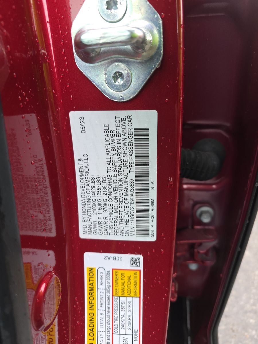 2023 Honda Accord Hybrid Touring FWD