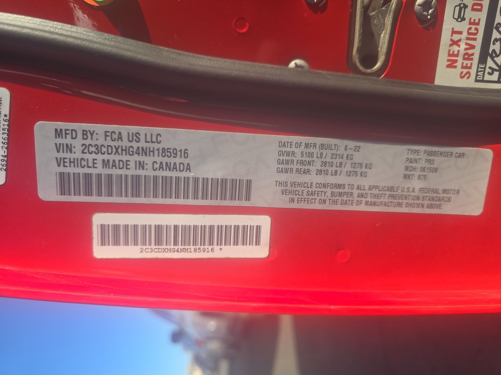 2022 Dodge Charger GT RWD