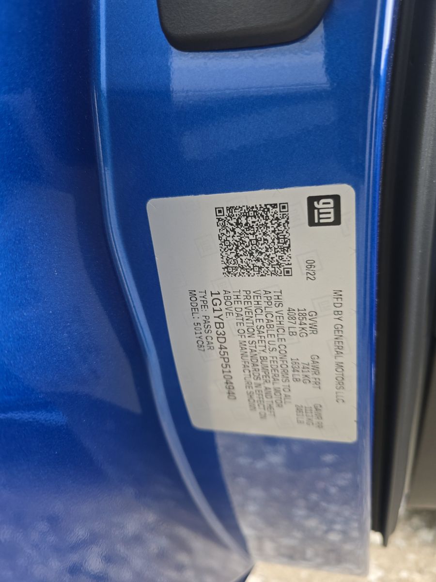 2023 Chevrolet Corvette Stingray RWD