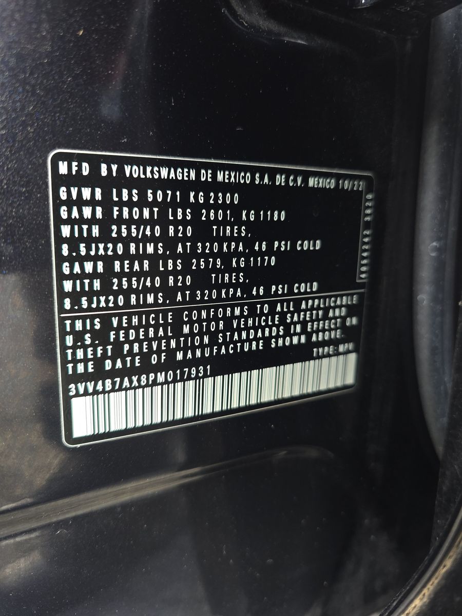 2023 Volkswagen Tiguan 2.0T SEL R-Line AWD