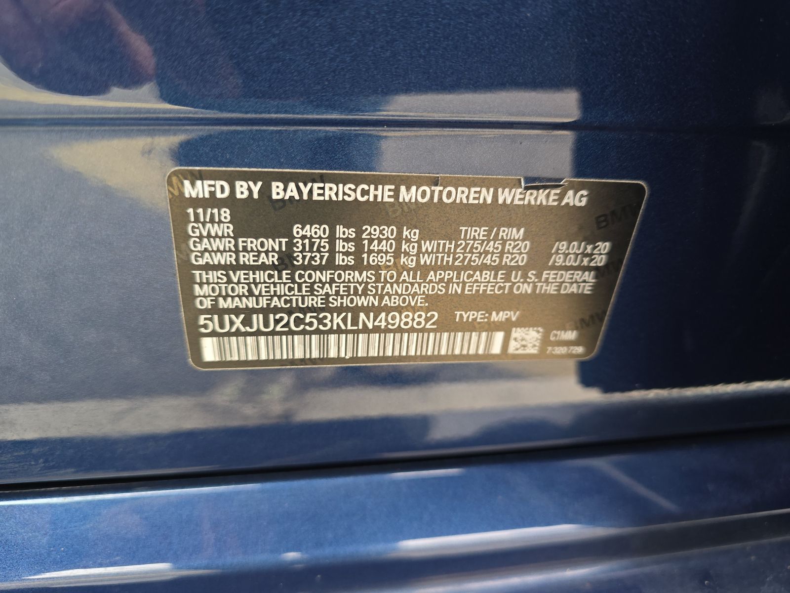 2019 BMW X5 xDrive50i AWD