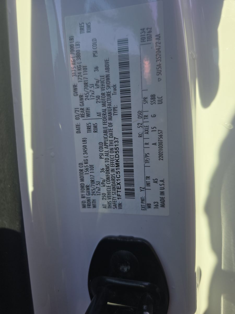 2021 Ford F-150 XL RWD