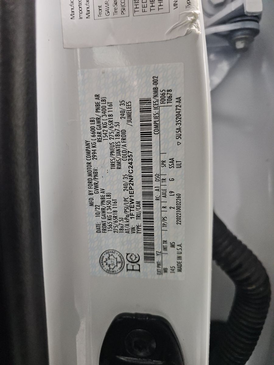 2022 Ford F-150 XLT AWD