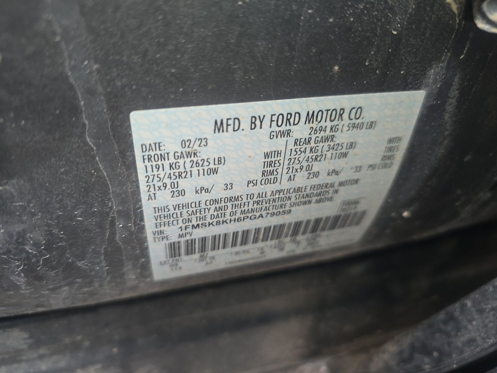 2023 Ford Explorer ST-Line AWD