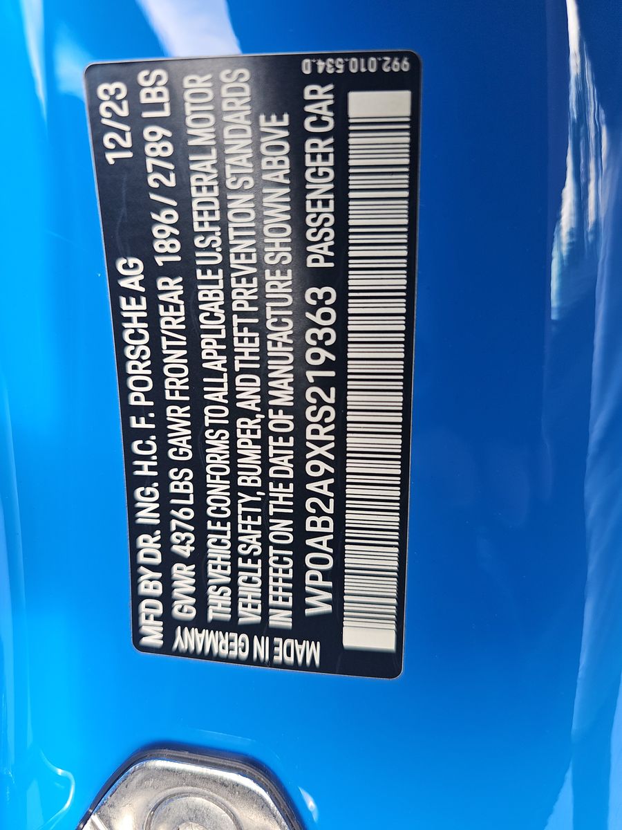 2024 Porsche 911 Carrera S RWD