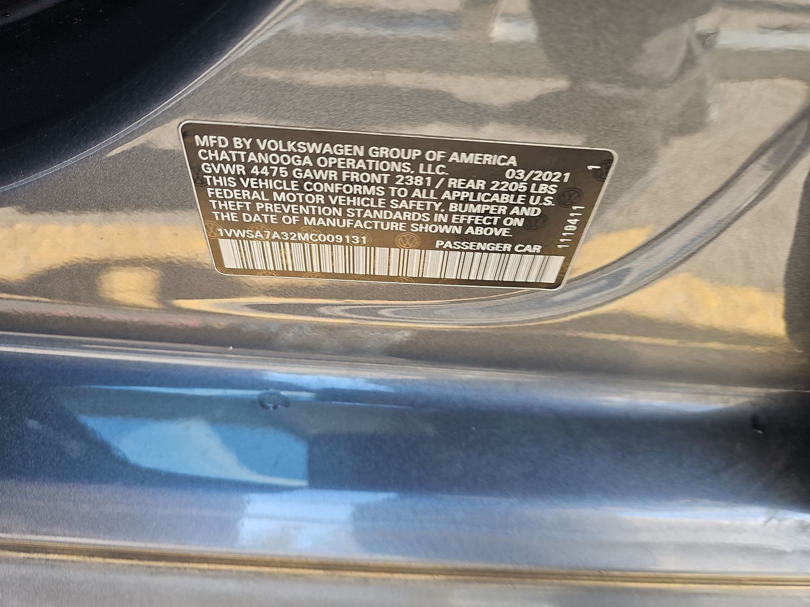 2021 Volkswagen Passat 2.0T SE FWD