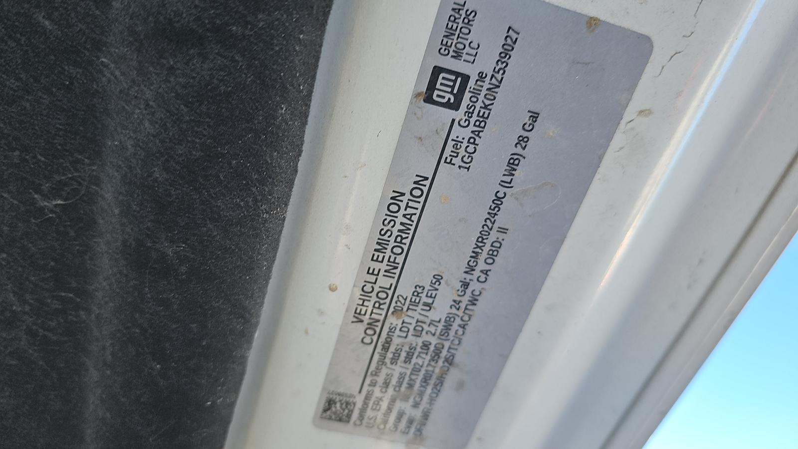 2022 Chevrolet Silverado 1500 Custom RWD