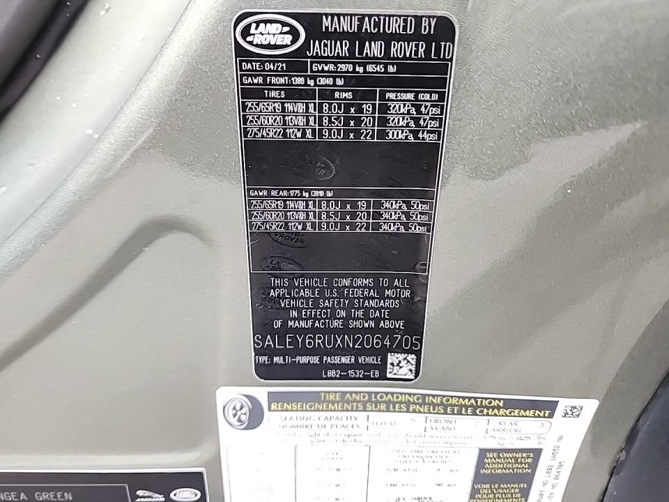 2022 Land Rover Defender 90 X-Dynamic S AWD