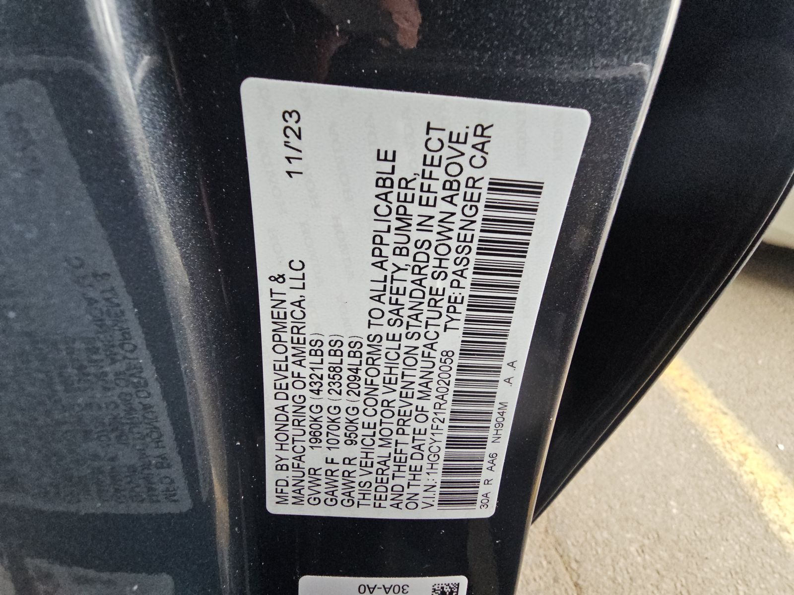 2024 Honda Accord LX FWD