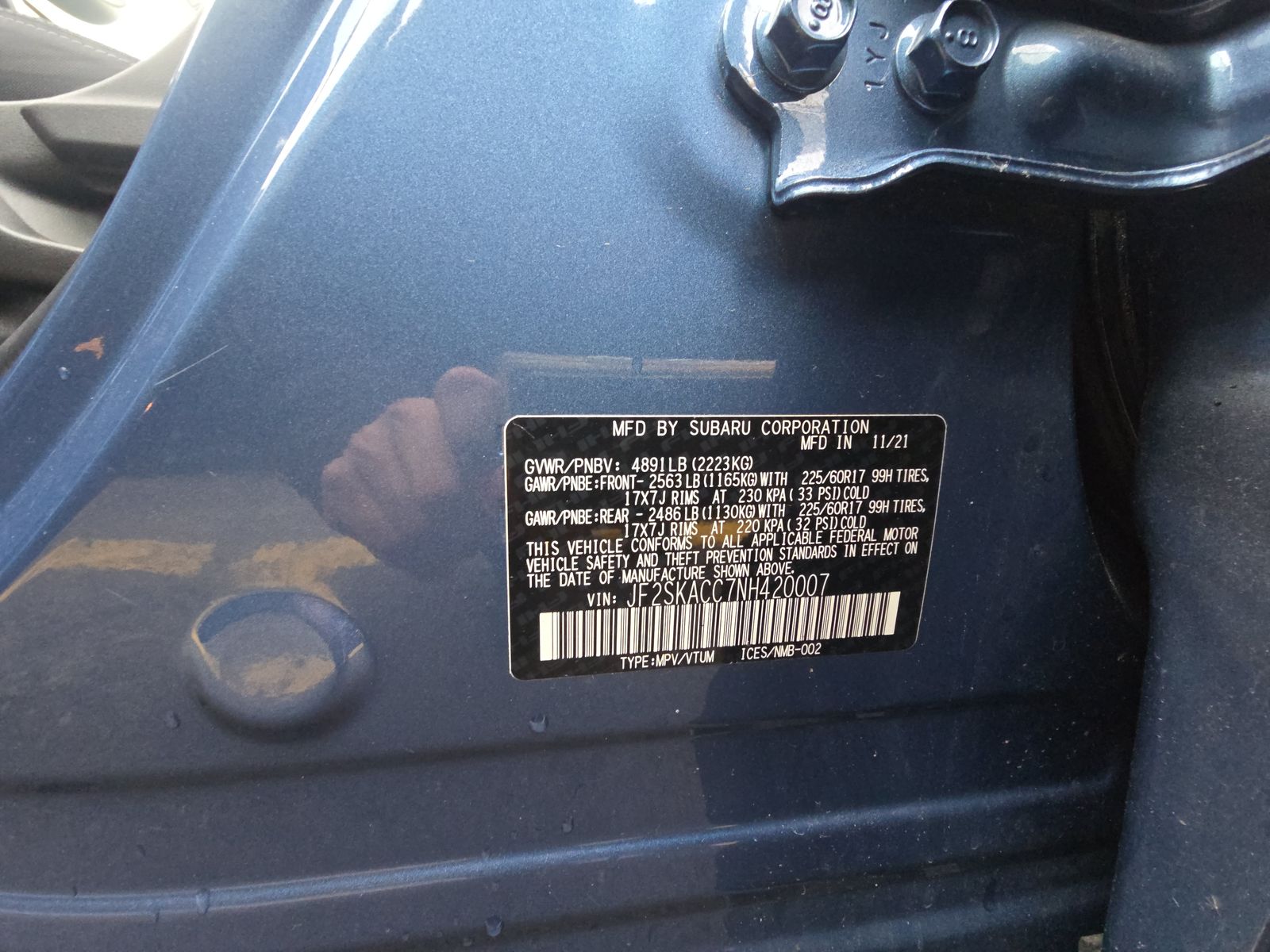 2022 Subaru Forester Base AWD