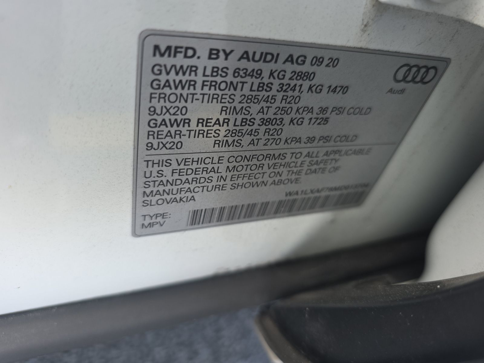 2021 Audi Q7 3.0T Premium Plus AWD