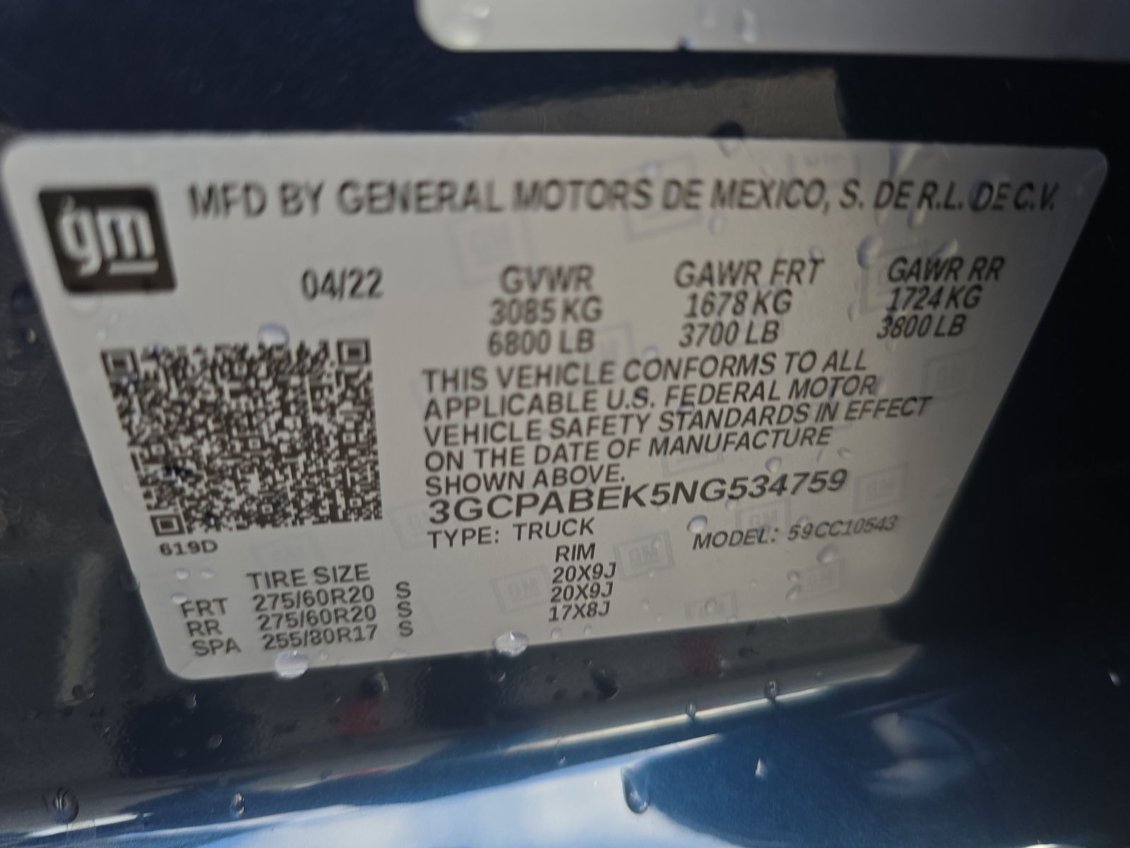 2022 Chevrolet Silverado 1500 Custom RWD