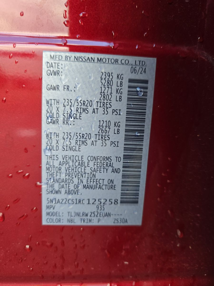 2024 Nissan Murano SL AWD