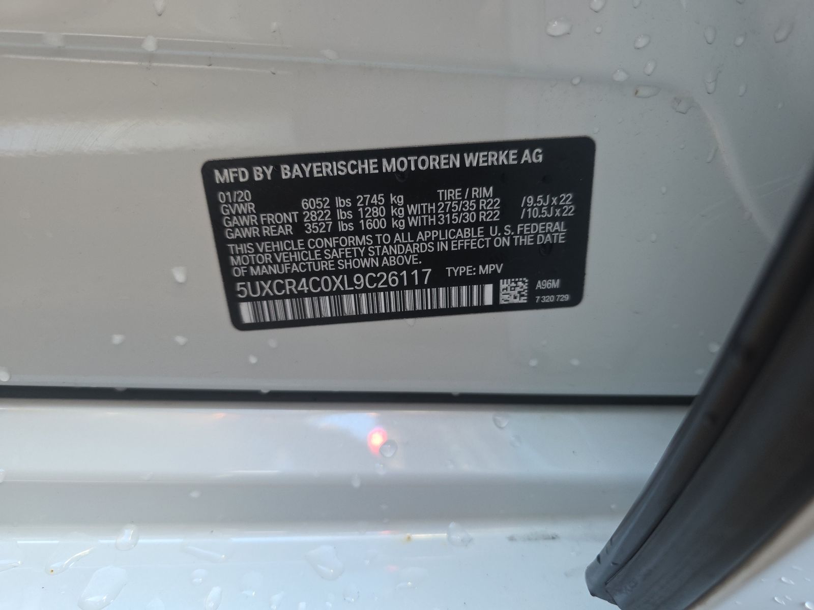 2020 BMW X5 sDrive40i RWD