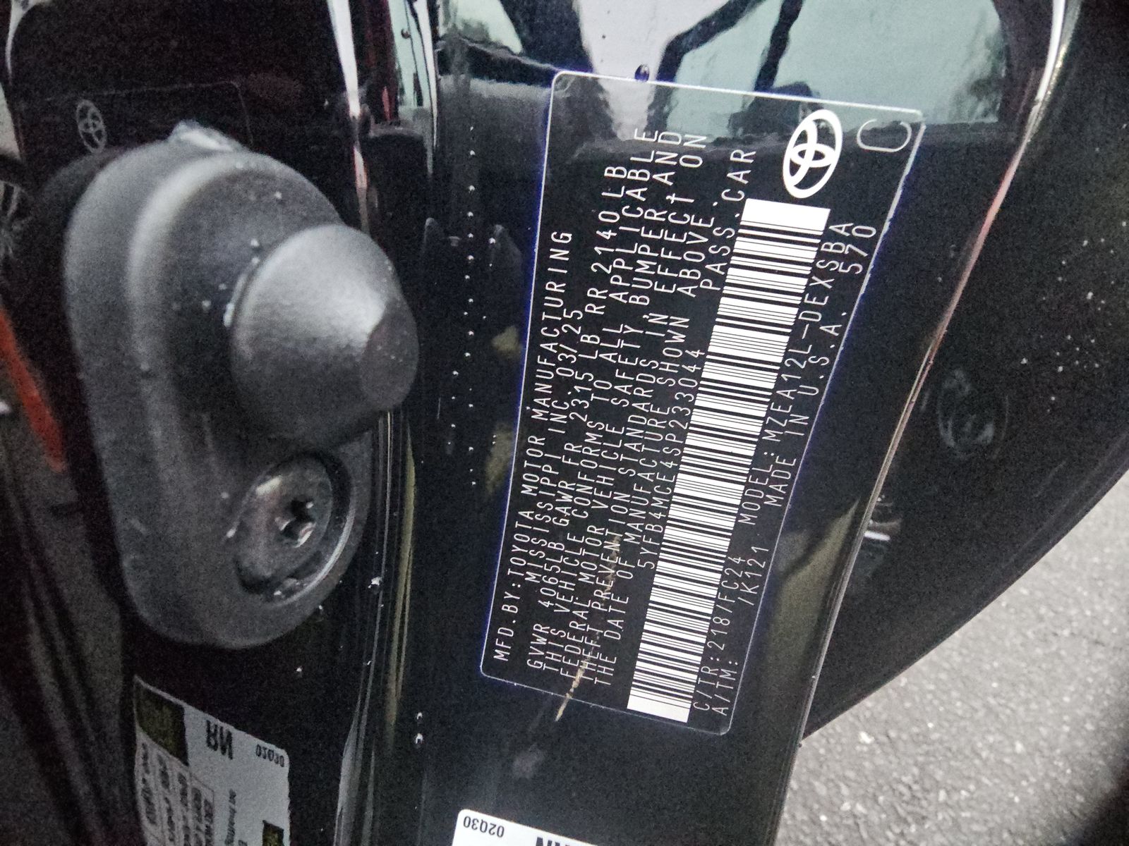 2025 Toyota Corolla FX FWD