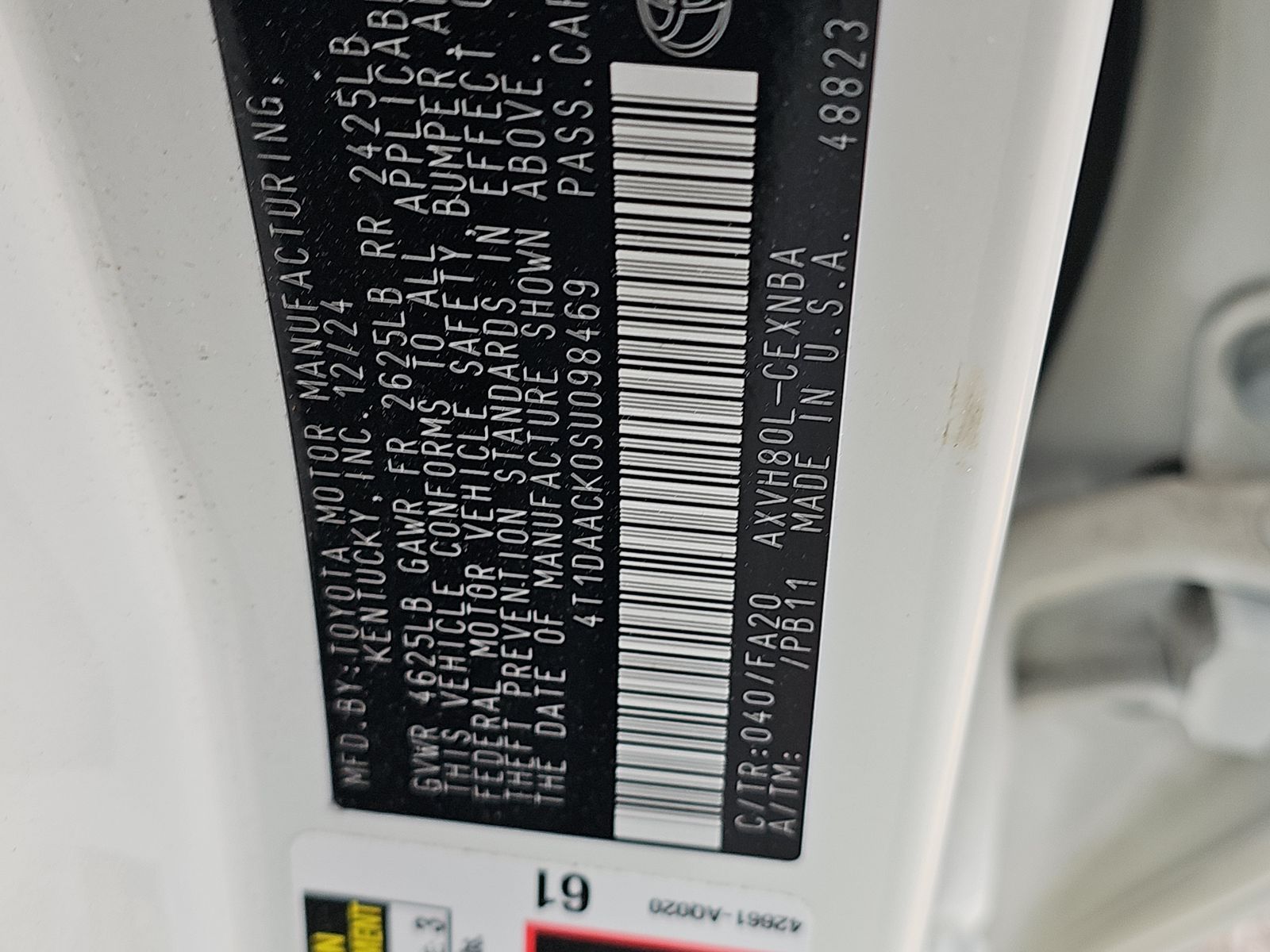 2025 Toyota Camry LE FWD