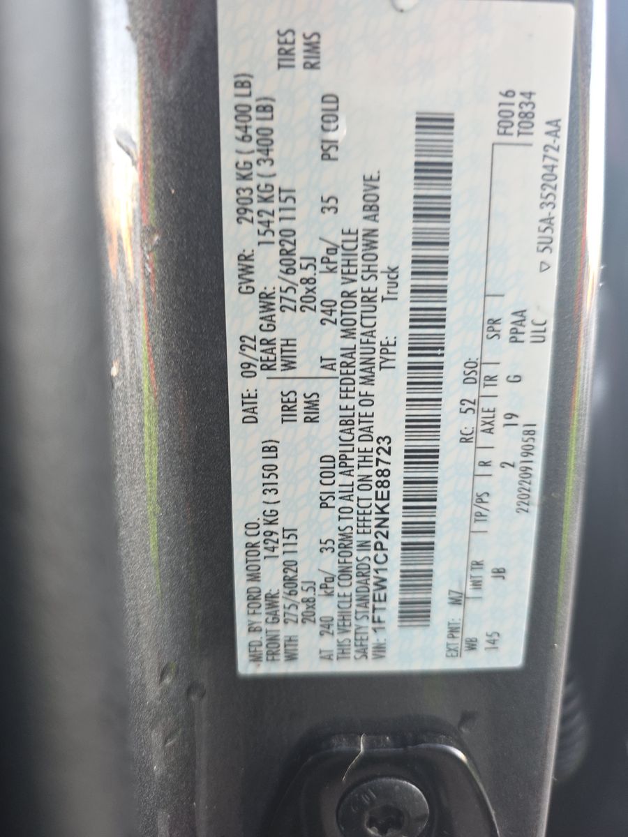 2022 Ford F-150 XL RWD