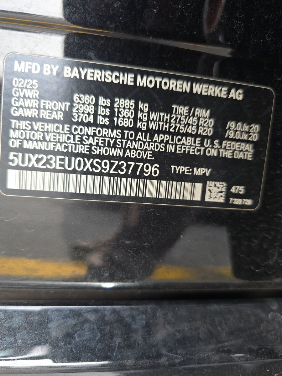 2025 BMW X5 xDrive40i AWD