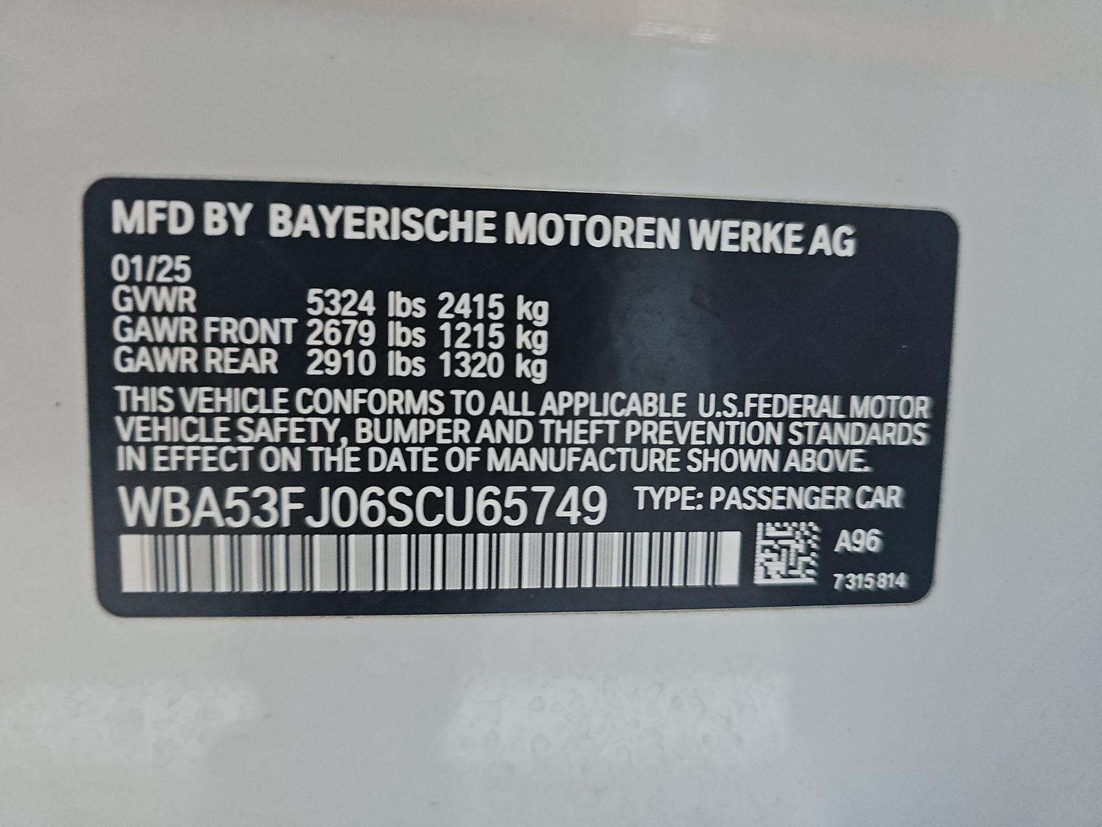 2025 BMW 5 Series 530i xDrive AWD