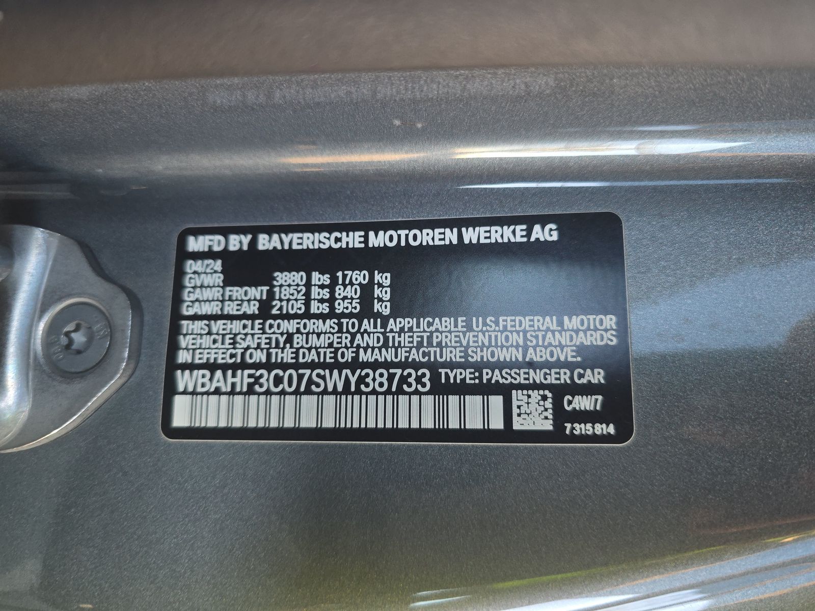 2025 BMW Z4 sDrive30i RWD