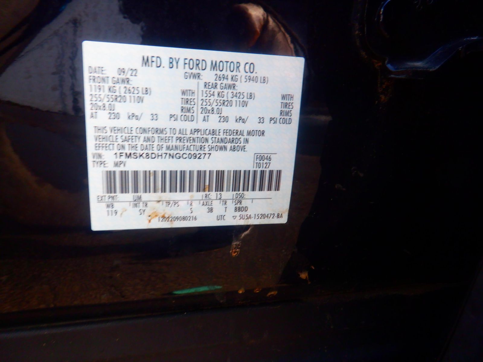 2022 Ford Explorer XLT AWD