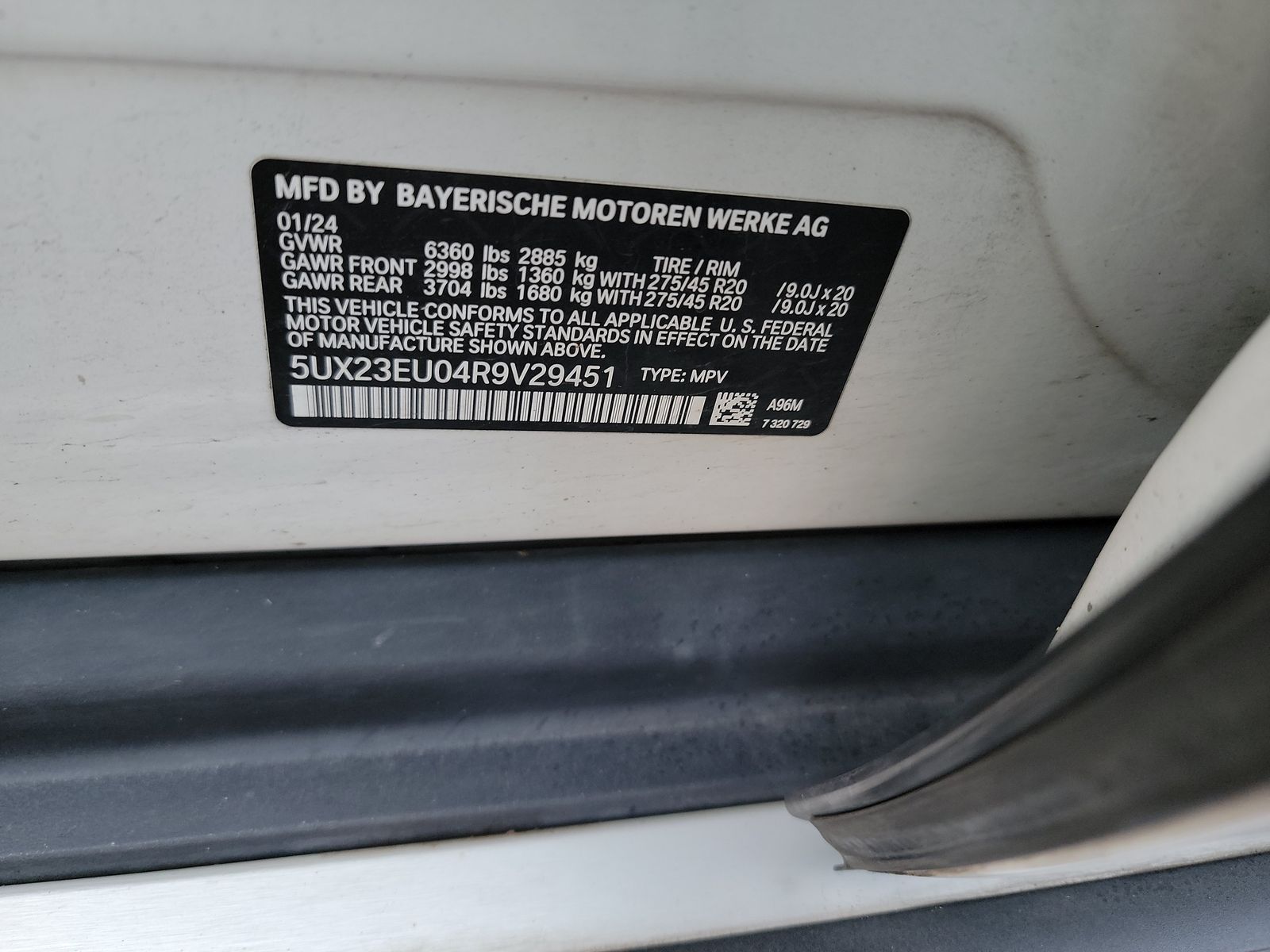 2024 BMW X5 xDrive40i AWD