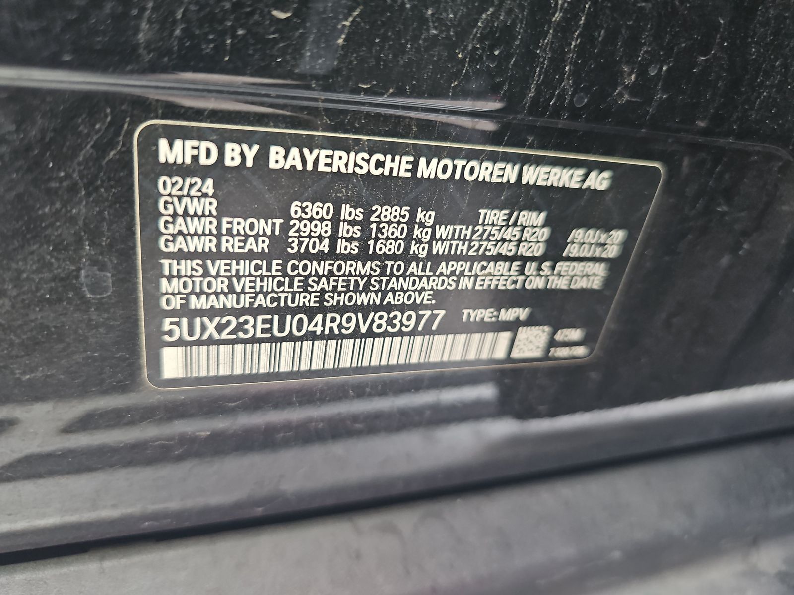 2024 BMW X5 xDrive40i AWD