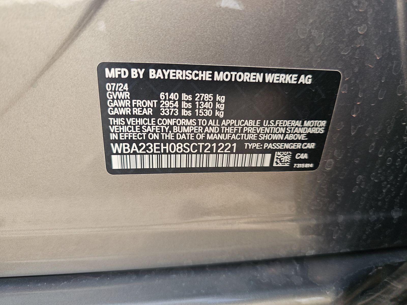 2025 BMW 7 Series 740i RWD