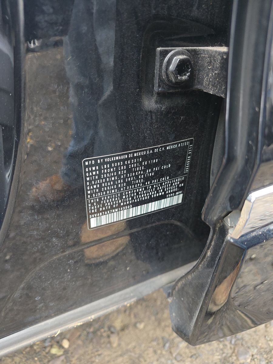 2022 Volkswagen Tiguan 2.0T SEL R-Line AWD