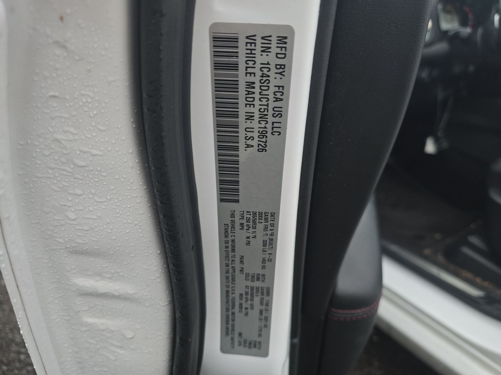 2022 Dodge Durango R/T Plus AWD