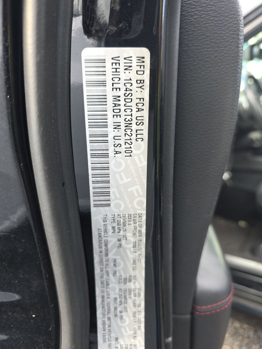 2022 Dodge Durango R/T AWD