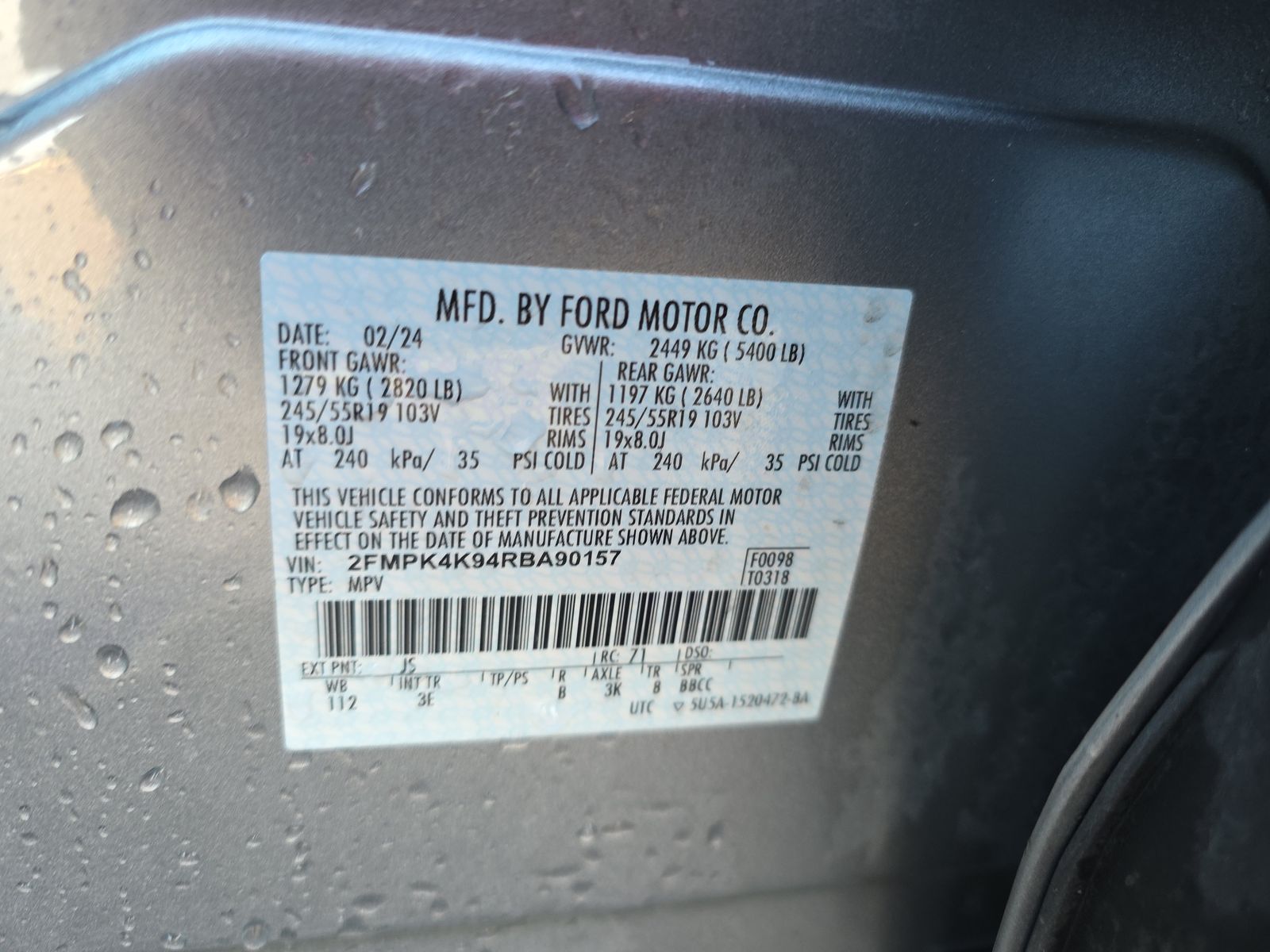 2024 Ford Edge Titanium AWD