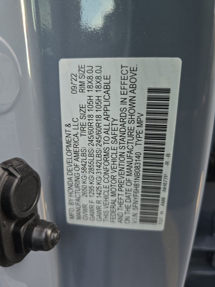 2022 Honda Pilot TrailSport AWD