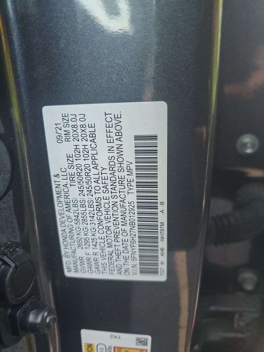 2022 Honda Pilot Special Edition AWD