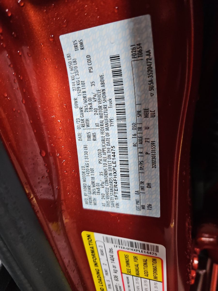 2023 Ford Ranger Lariat AWD