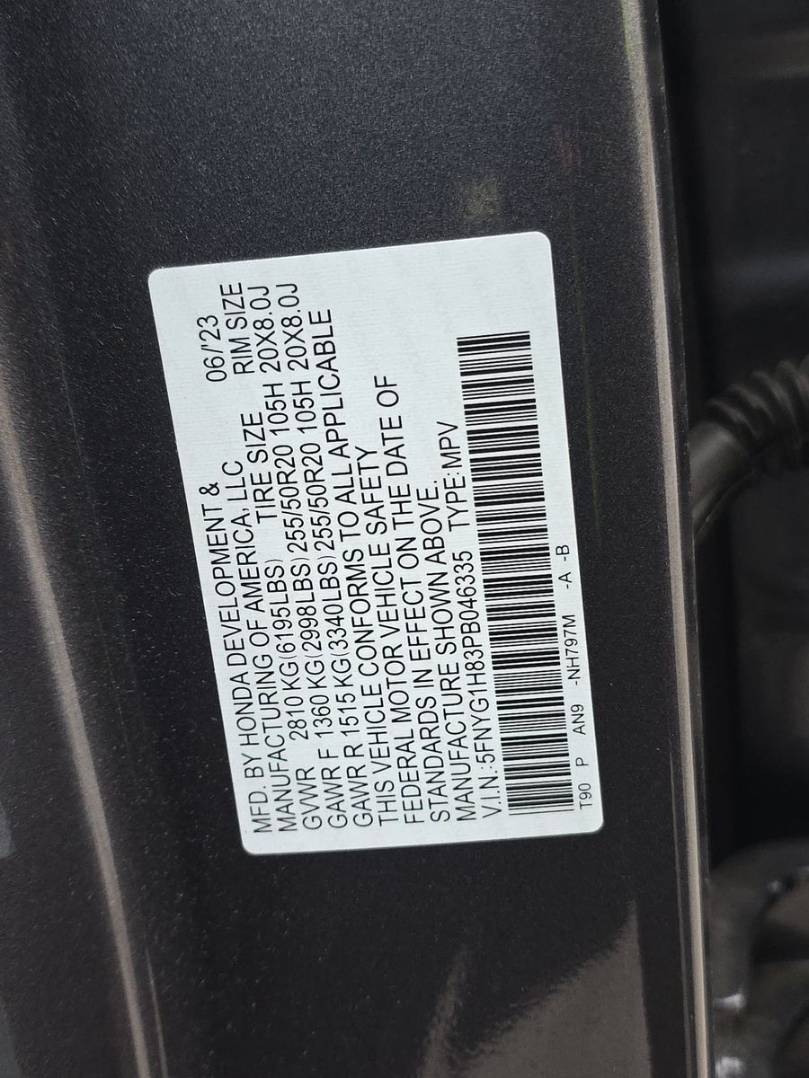 2023 Honda Pilot Elite AWD