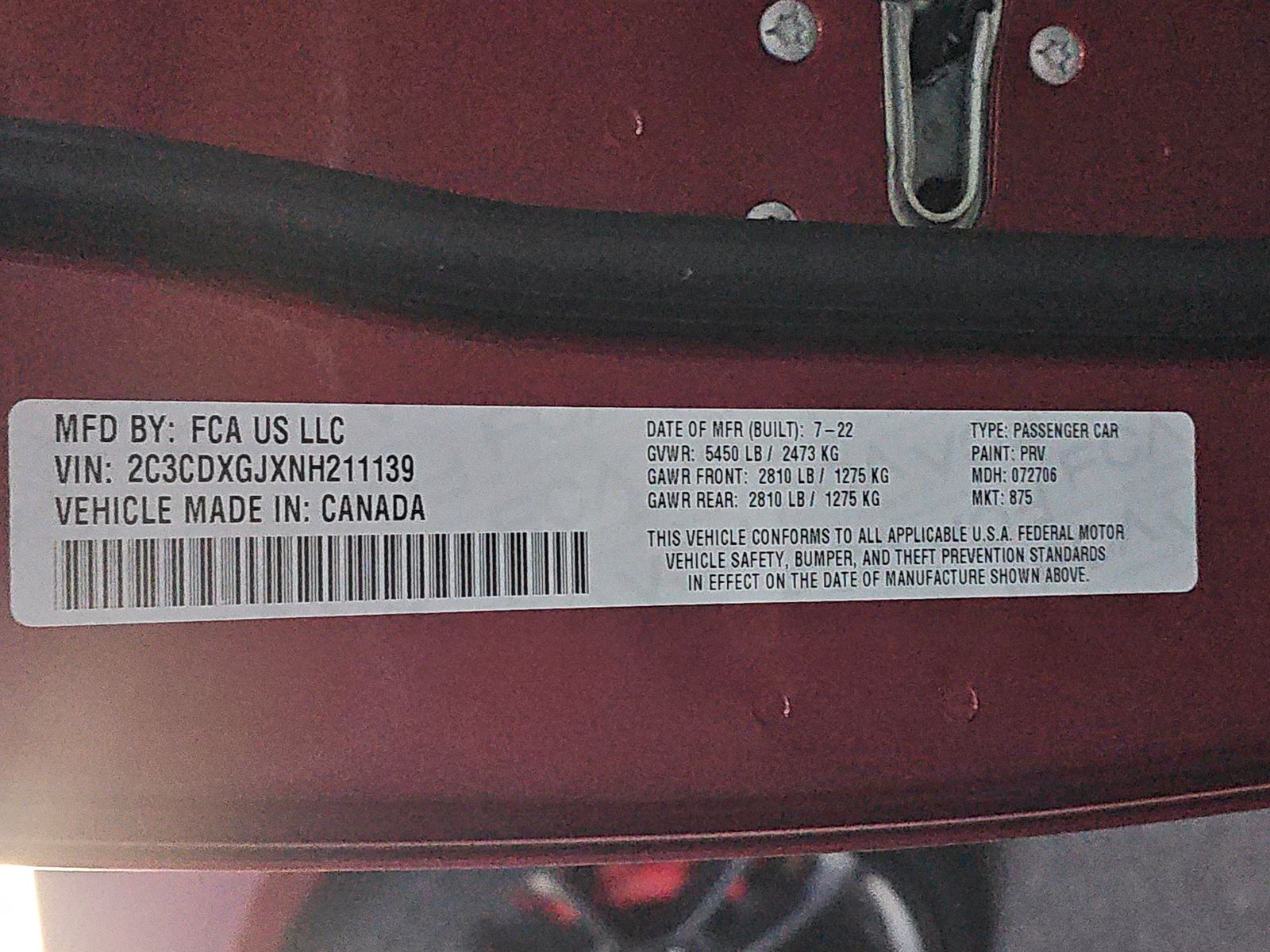 2022 Dodge Charger Scat Pack RWD