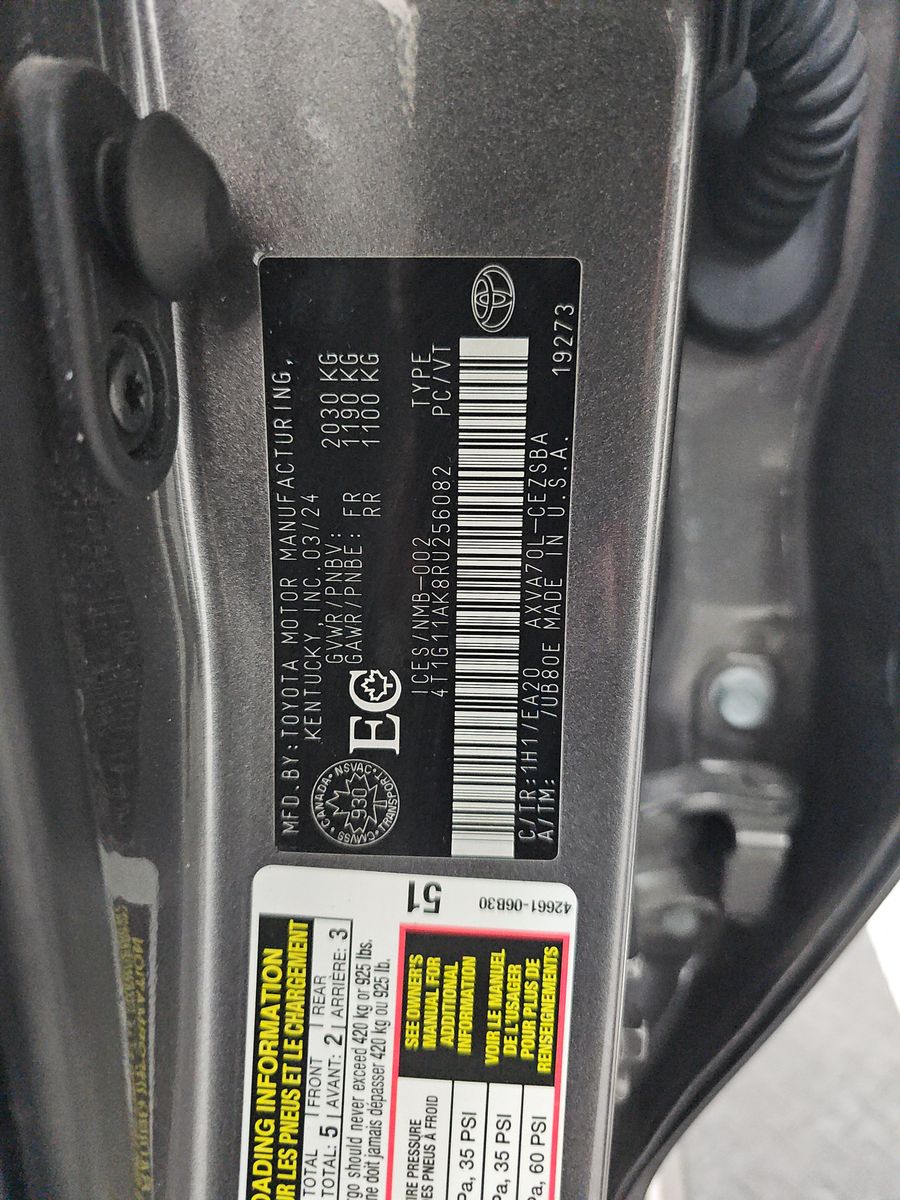 2024 Toyota Camry SE FWD