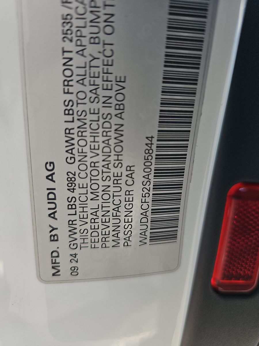 2025 Audi A5 S Line Premium AWD